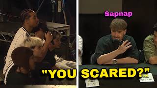Sapnap Pressed Arky at the NMS Boxing 4 Press Conference...