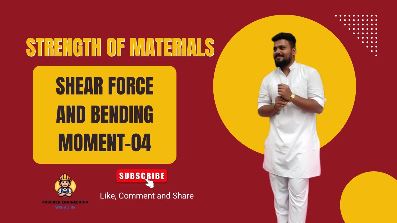 Lecture 04 Shear Force and Bending Moment  Strength of Materials SOM