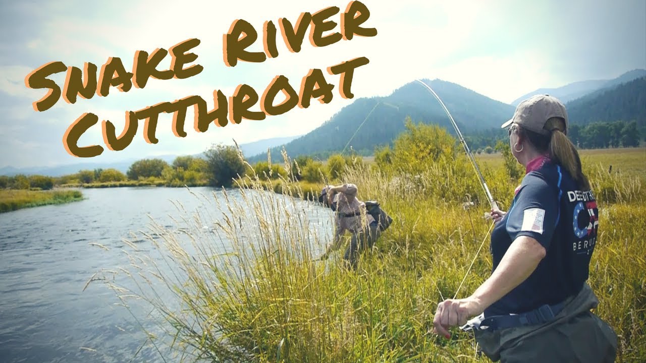 Fishing With Mom in Jackson, WY