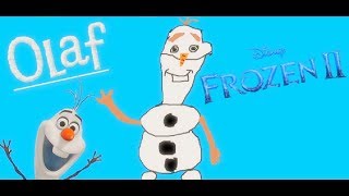❄DRAWING OLAF FROM FROZEN II ON PAINT!❄