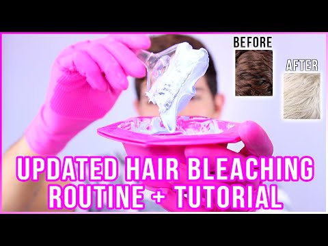 COMMENT: BLEACH VOS CHEVEUX À LA MAISON | BRUN POUR BLONDE TUTORIAL