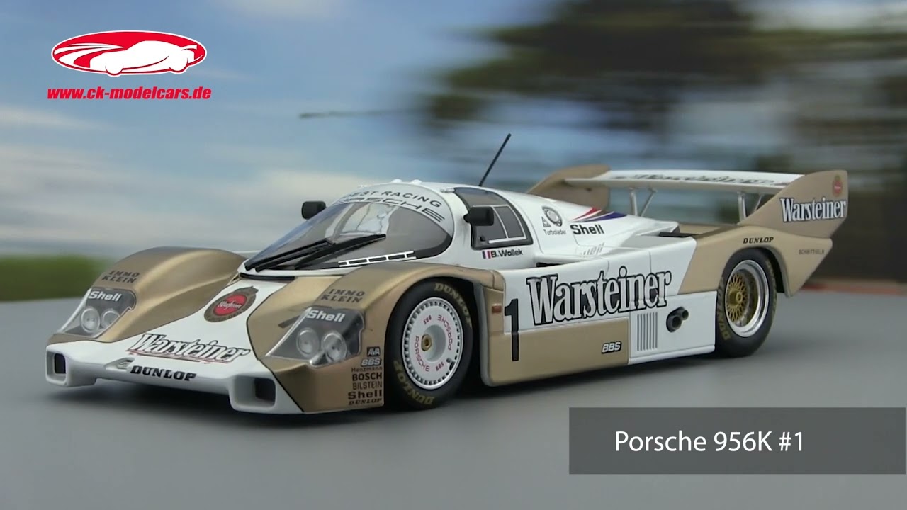 ck-modelcars-video: Porsche 956K #1 Sieger Norisring DRM Champion 1983 Bob Wollek 1:18 WERK83