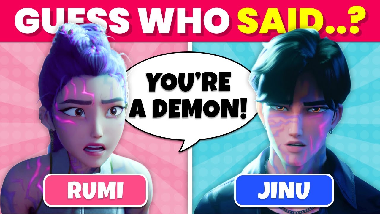 Guess Who Said It! 📣😈 | Ultimate KPop Demon Hunters Quiz #42