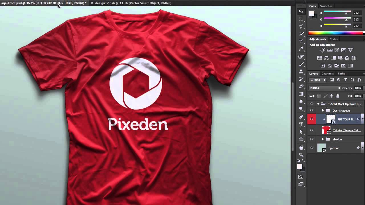 Download Psd Tshirt Mockup Template Vol2 Tutorial Pixeden Youtube PSD Mockup Templates