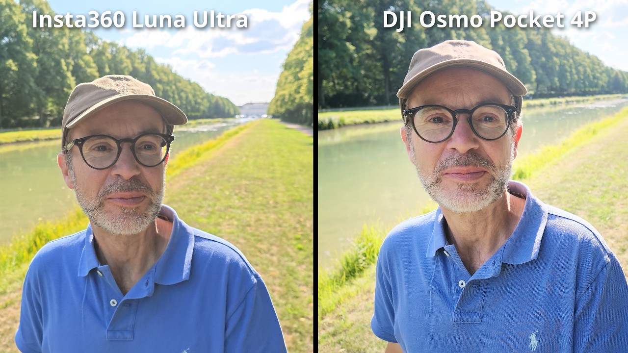 Kameravergleich Insta360 Luna Ultra vs. DJI Osmo Pocket… — Transcript