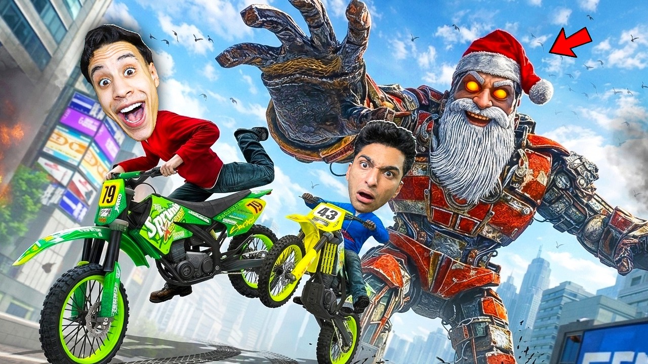محاولة الهروب من الروبوت جو جو جا جا مع عبدة ماندو (اقوي الف مراا)..🎅🏻🔥 | Garry's Mod