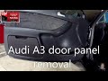 Audi A3  (1996–2003)  door panel removal