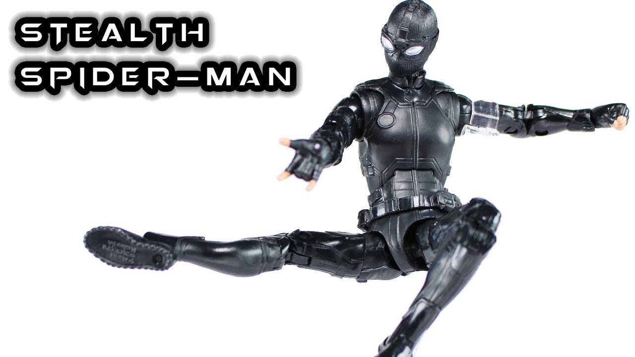 marvel legends spider man stealth suit