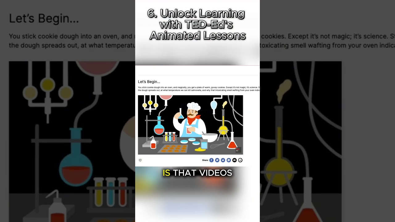 6  Unlock Learning with TED Ed's Animated Lesson