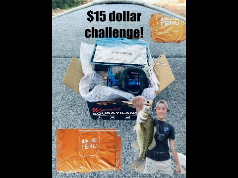 $15 dollar temu fishing challenge! | Temu special! (terrible idea)