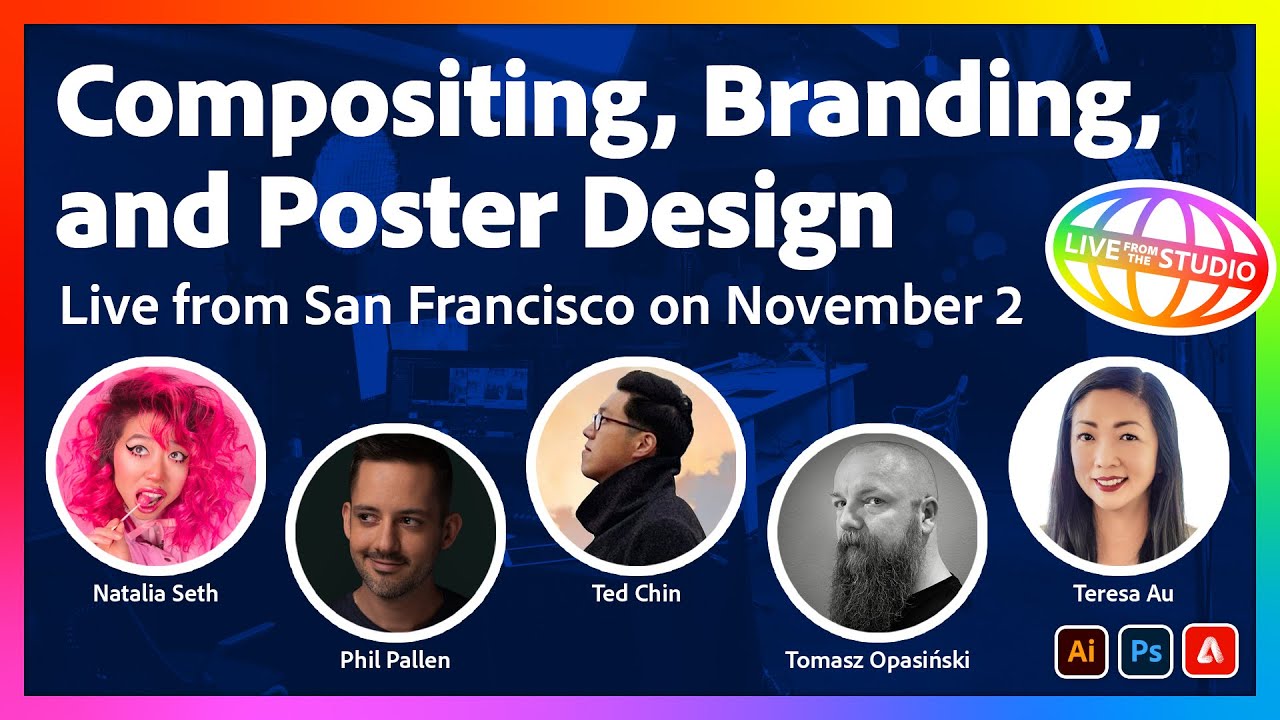 Compositing, Branding, and Poster Design - Live From San Francisco on November 2nd!