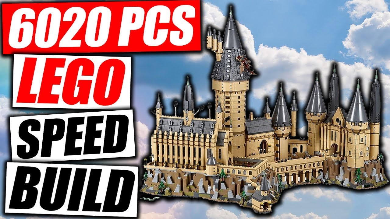 lego harry potter hogwarts castle speed build