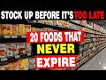 31 Foods To STOCKPILE That NEVER EXPIRE!