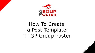 How To Create a Post Template in GP Group Poster - Facebook Group Auto Poster