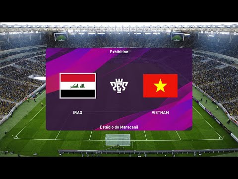 ⚽ Iraq U23       vs  Vietnam U23      ⚽ | 🏆 ⚽ International Friendly U23        (22/03/2023) 🎮 PES