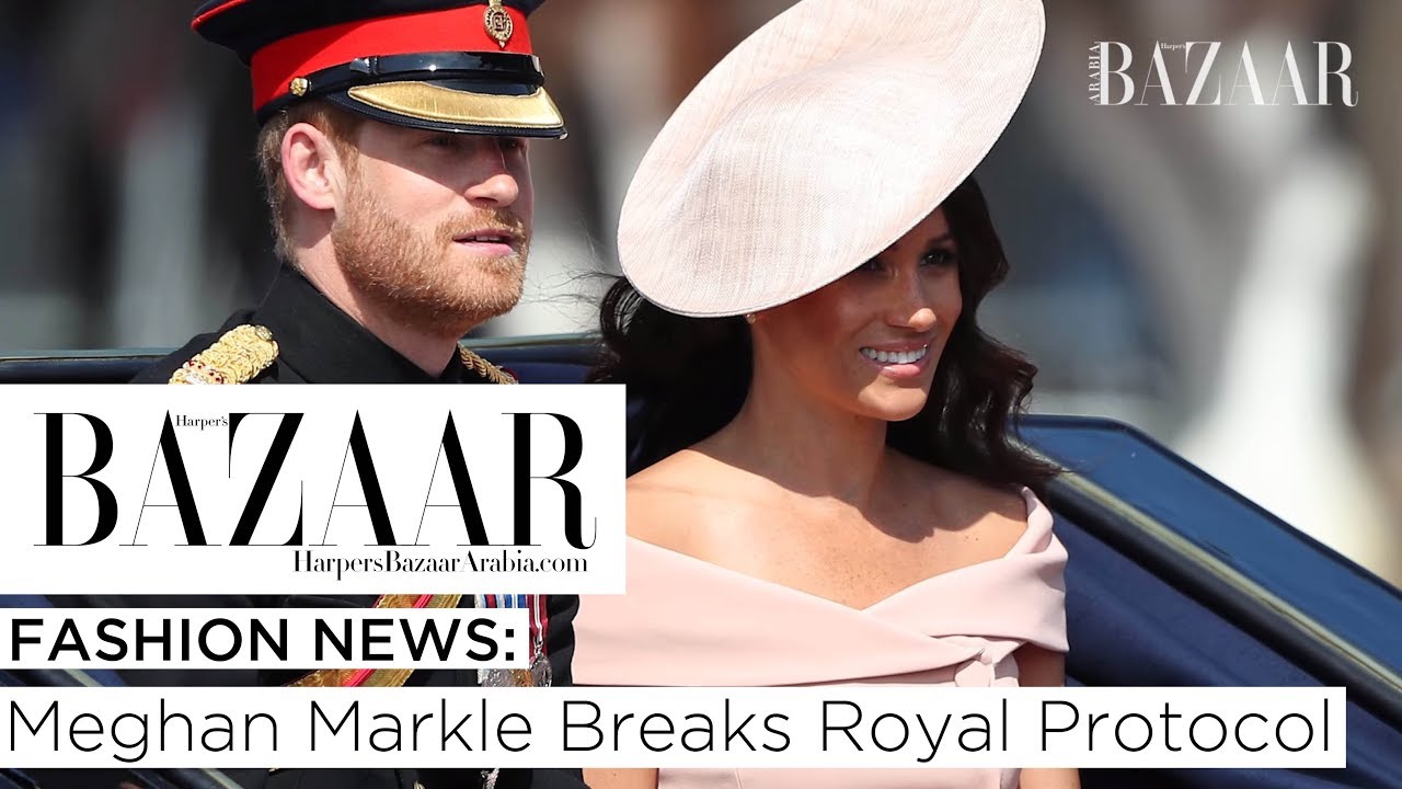 Fashion News: Meghan Markle Breaks Royal Protocol At Trooping the Colour