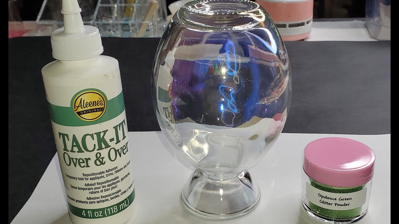 Aleene's Original Glues - Make a Glitter Tumbler with the Tack-It Method