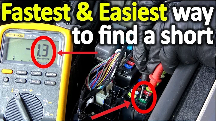 How to find a short in a modern car fast and easy (The correct way)