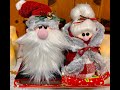 How to make a cute Santa Claus for the Holidays