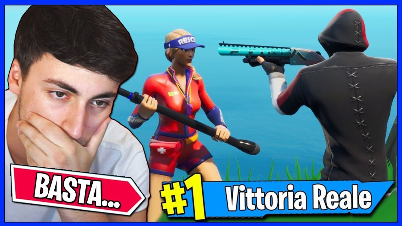 La Mia ULTIMA PARTITA A FORTNITE... * ADDIO * - YouTube