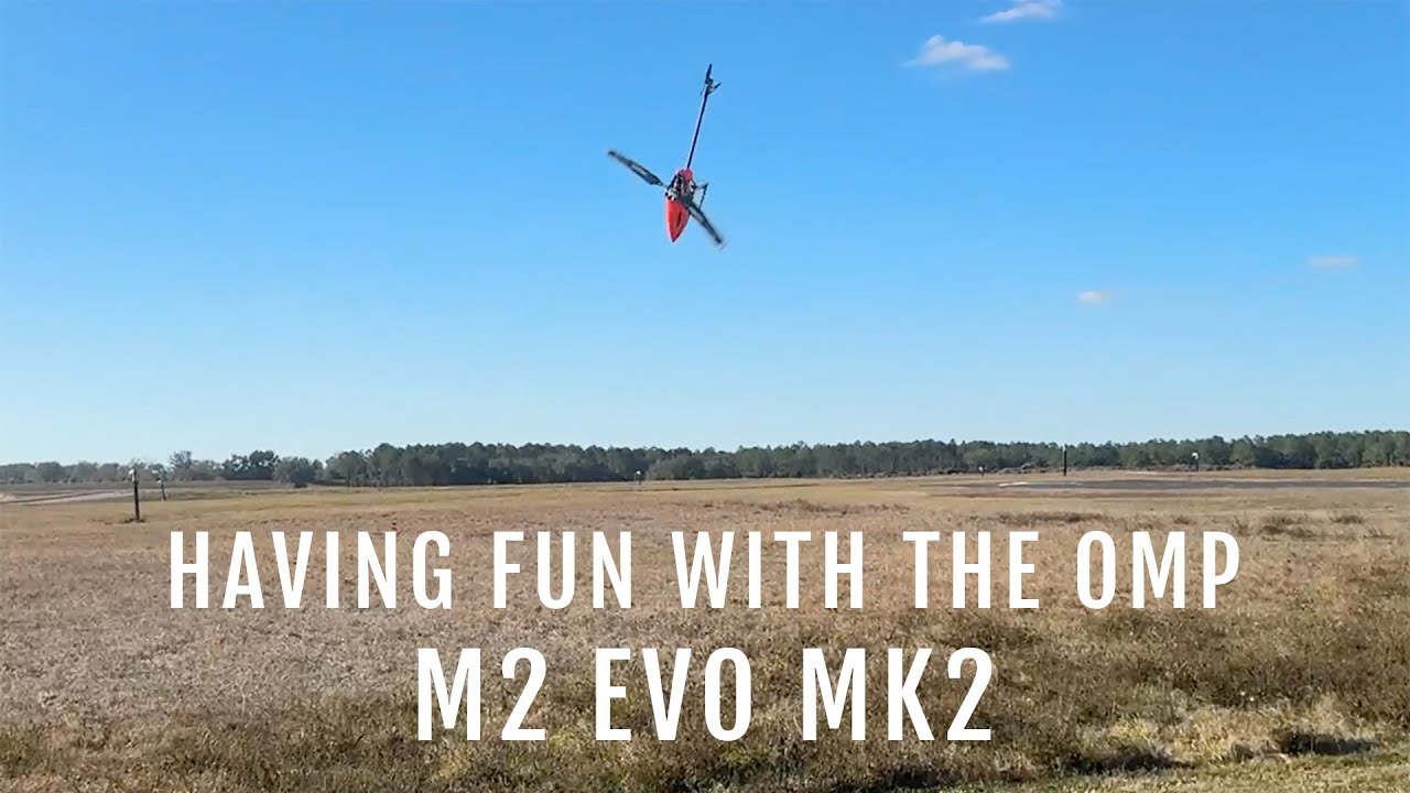 My first flight and crash on the OMP M2 Evo MK2