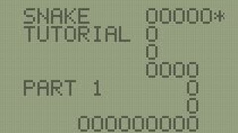 TI-BASIC Snake Program Part 1