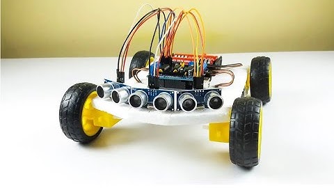 Obstacle-Avoiding Robot Car with 3 Ultrasonic Sensors | ECA