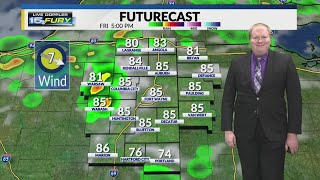 Very muggy and unsettled pattern continues