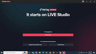 TikTok Live Studio را برای کامپیوتر دانلود کنید