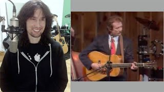 Video thumbnail of "British guitarist analyses Tony Rice and friends CRAZY technical ability!"