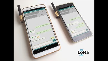 Smartphone LoRa USB connection