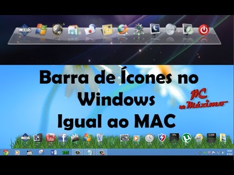 Barra de menú de mac os para windows 10