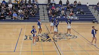 Boys Basketball vs. Port Angeles HS - NMHS Cheer - Defying Gravity (1/17/2025)