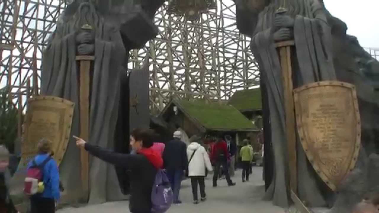 Wodan Timburcoaster Europapark Germany Onride POV + Ridercam and offride footage
