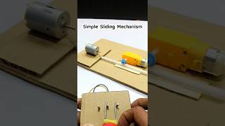 Simple Sliding Mechanism With BO Gear Motor