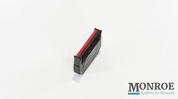 Monroe P71M Premium Black/Red Ribbon Cartridge, Made For Select Monroe Printing Calculator Models