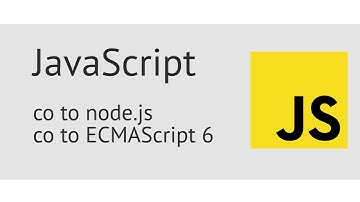 JavaScript - ECMAScript 6,  node.js i co można zrobić w JS