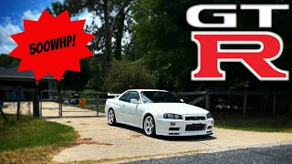 The Nissan QM1 R34 GTR Is A BEAST On The Street!