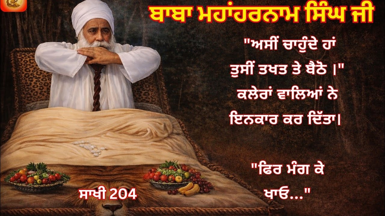 Baba MahaHarnam Singh Ji. Bhucho Kalaan.BHAG-7.Sakhi204,205,206.Baba Nand Singh Ji de Murshad 