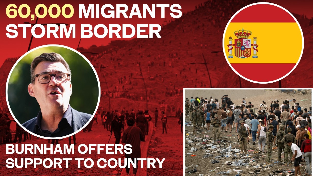 60,000 migrants storm Spanish border in ‘serious humanitarian crisis’ 60,000 migrants storm Spanish border in ‘serious humanitarian crisis’