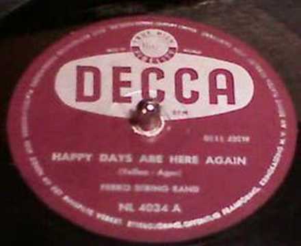 Ferko string band - Happy days are here again