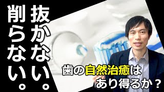 抜かない。削らない。歯の自然治癒はあり得るか？