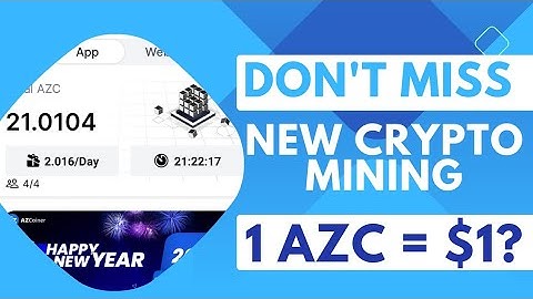 New AZCOINER Crypto Mining App [100% VERIFIED] Instant Claim & Withdrawal (2024)