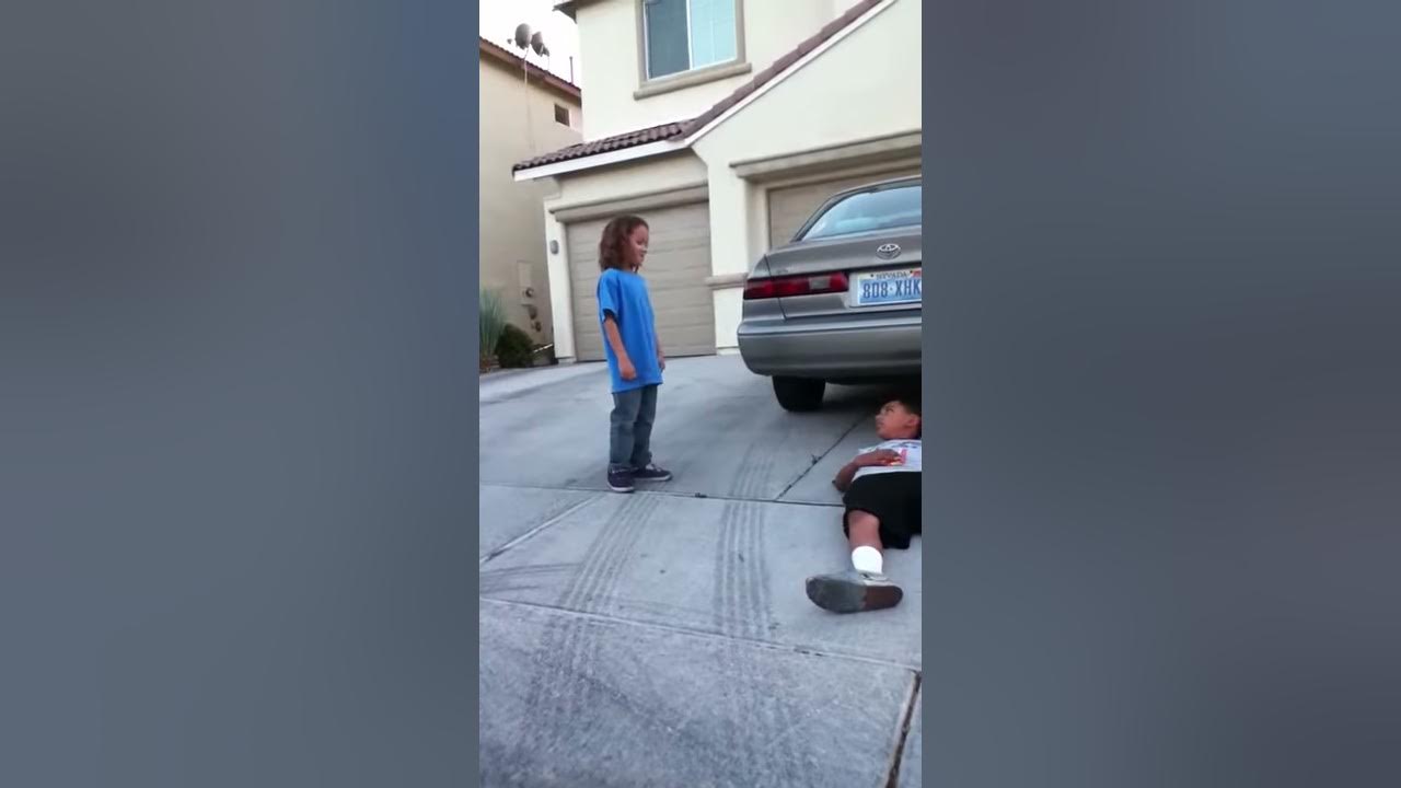Kid getting ran over by car YouTube