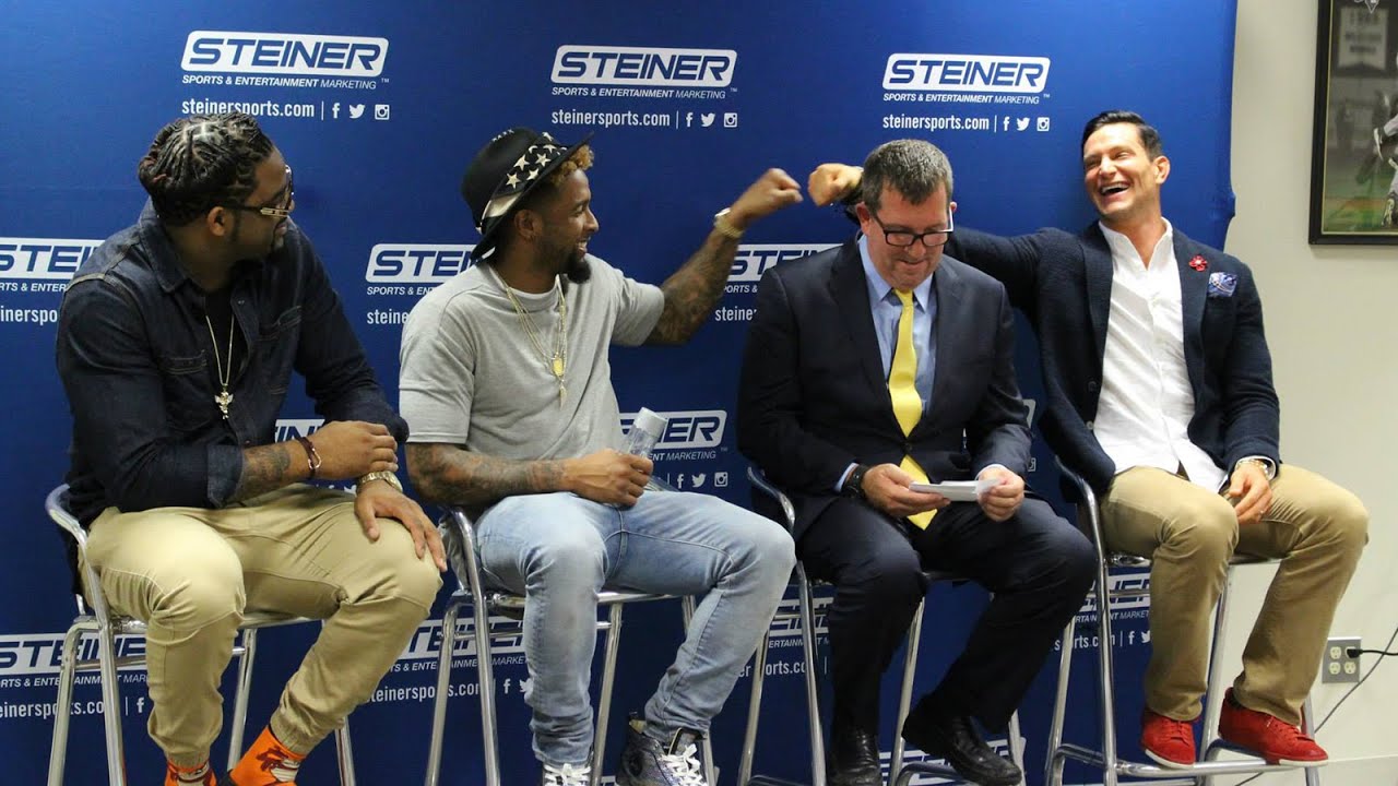 "A Giant Evening" Interview / Q&A with Odell Beckham Jr , Steve Weatherford and Damontre Moore