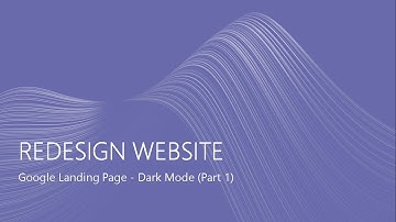 Redesign Google Landing Page with Tailwind CSS (Dark mode)