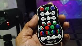Lampu laser panggung mini #lampusorotpanggung #lampudiskolasermini #lampupanggungsensorsuara
