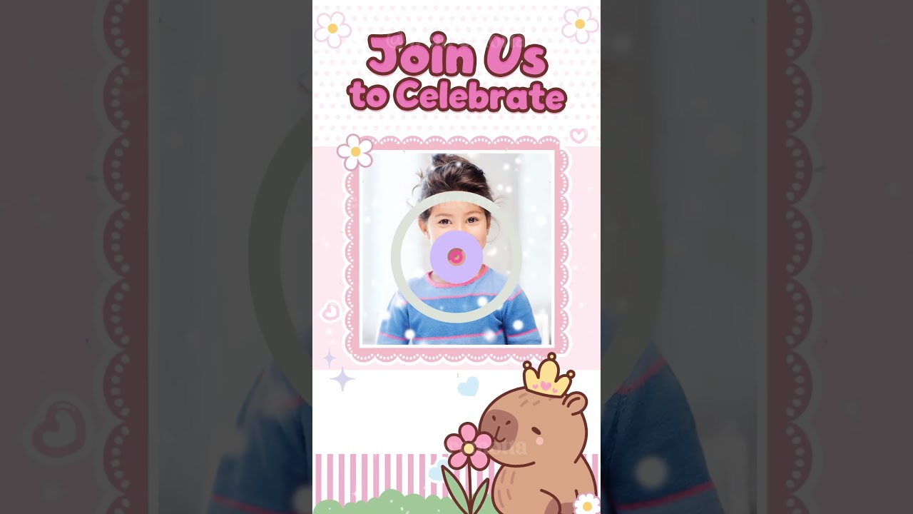 Adorable Capybara Birthday Invite 🐹🎉
