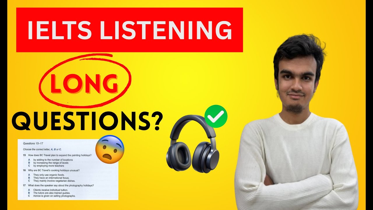 IELTS Listening MCQ বড় বড় প্রশ্নগুলো কীভাবে সামলাবেন | How to Tackle Long Questions in Listening!!