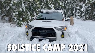 4X4 Winter Solstice Camping in the Gifford Pinchot National Forest (2021)